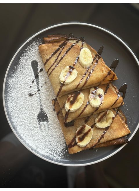 Palacinky s nutelou a banánom